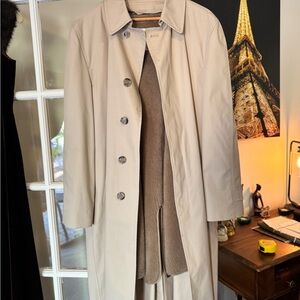 London Fog Beige Trench Coat